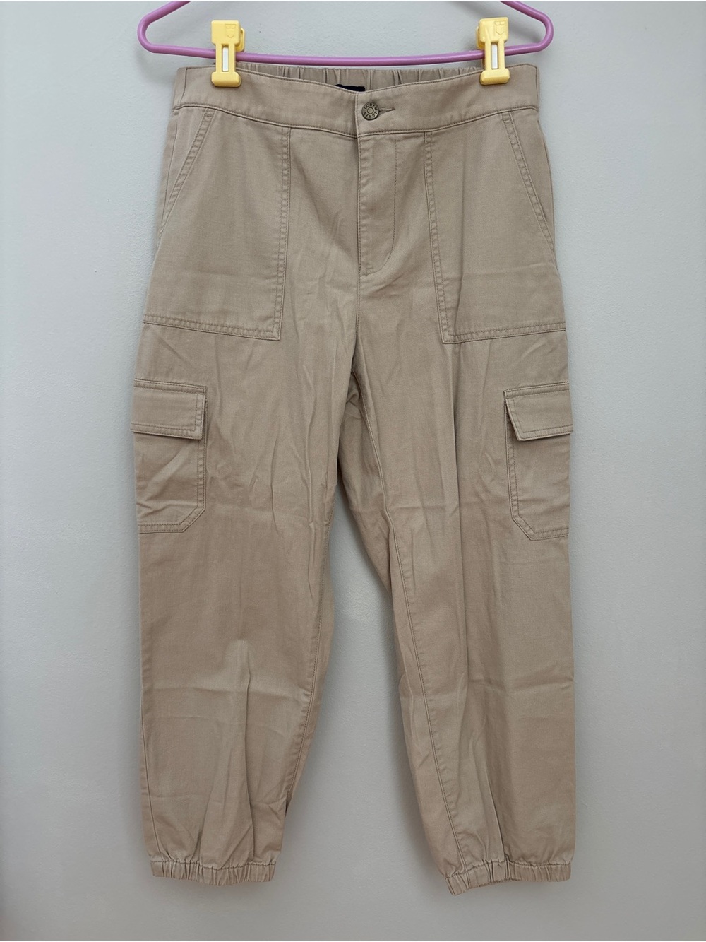 J. Crew Women's Tan Cargo Jogger Pants